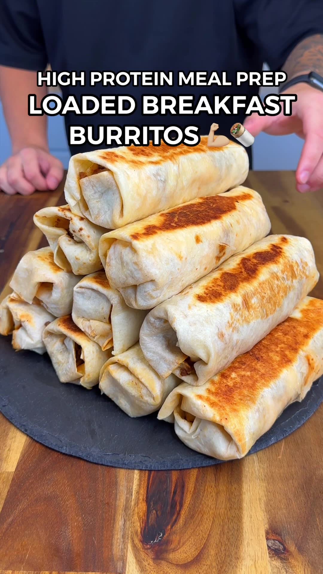 Loaded Breakfast Burritos