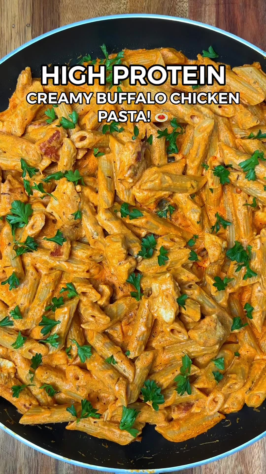 Creamy Buffalo Chicken Pasta