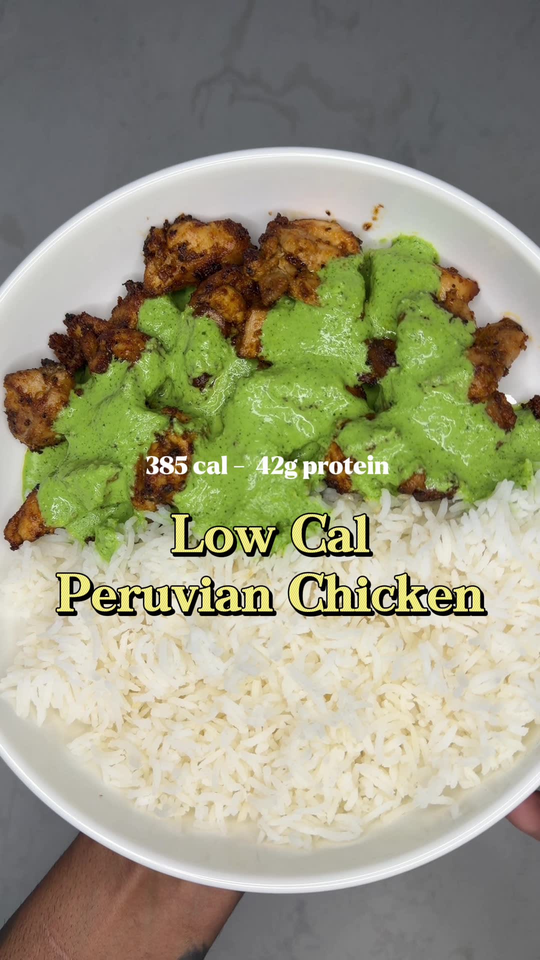 Peruvian Chicken with Aji Verde
