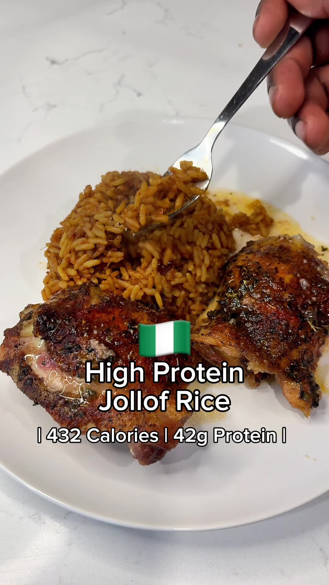 High Protein Jollof Rice