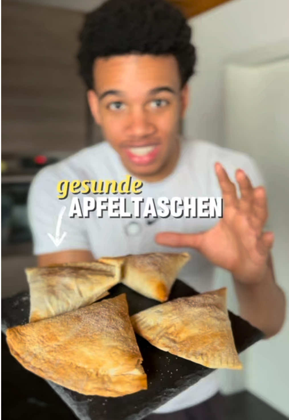 Gesunde Apfeltaschen