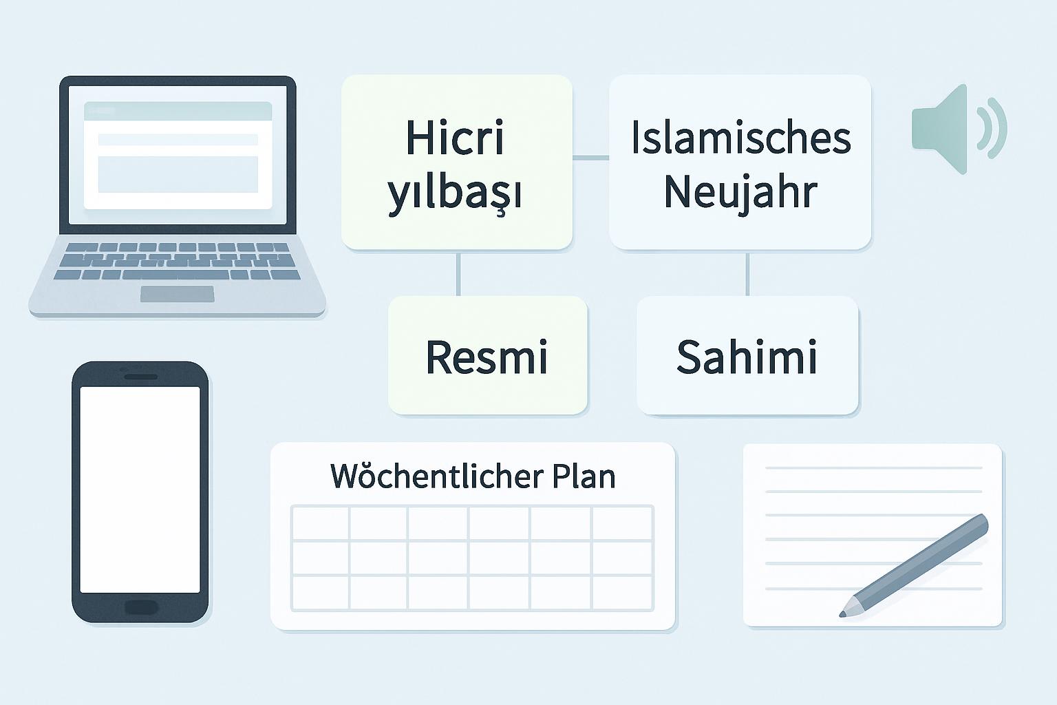 Hicri Yılbaşı 2026 Almanya: Almanca Mesaj ve Kültürel Açıklama Rehberi destek görseli 2