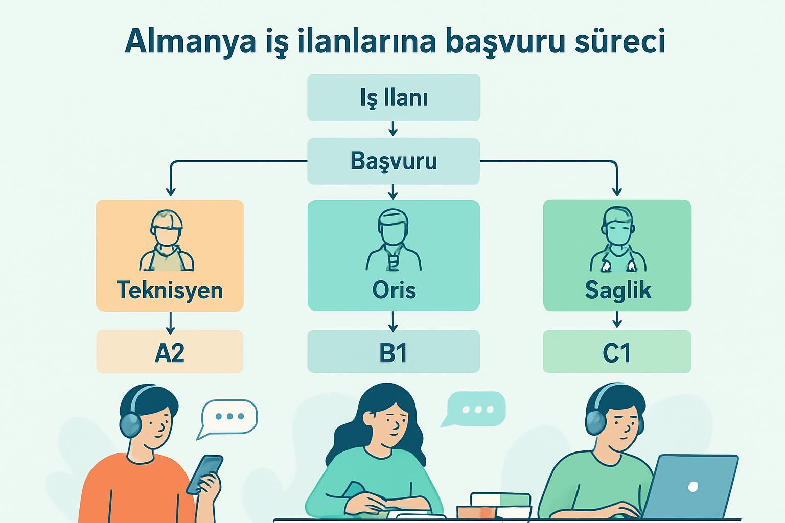 Almanya’da Yaşam ve Göç: Hangi Almanca Seviyesi Hangi Meslekte Gerekli? destek görseli 1