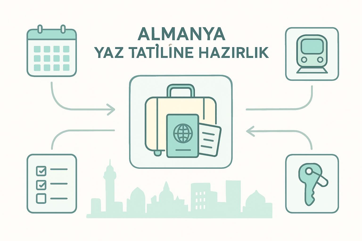 Almanya Yaz Tatili 2026: Sommerferien'de Tatil Almancası ve Seyahat İfadeleri destek görseli 1