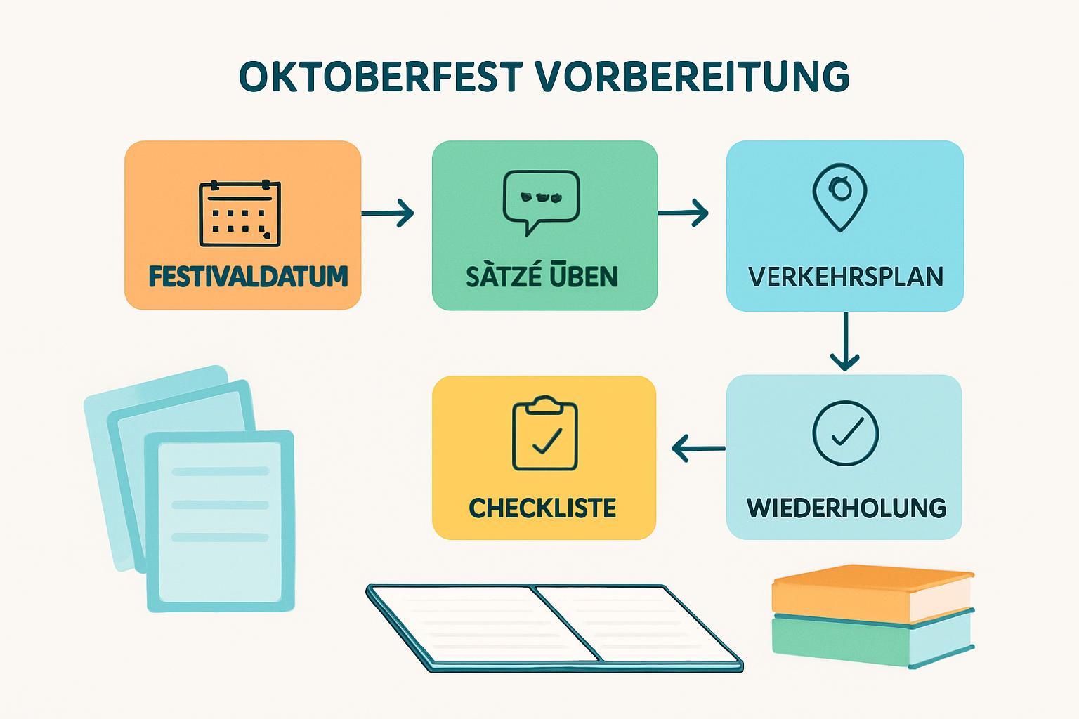 Oktoberfest 2026: Münih'teki Festivalde Pratik Almanca Kelimeler, 'Wiesn' Anlamı ve Planlama Akışı destek görseli 1