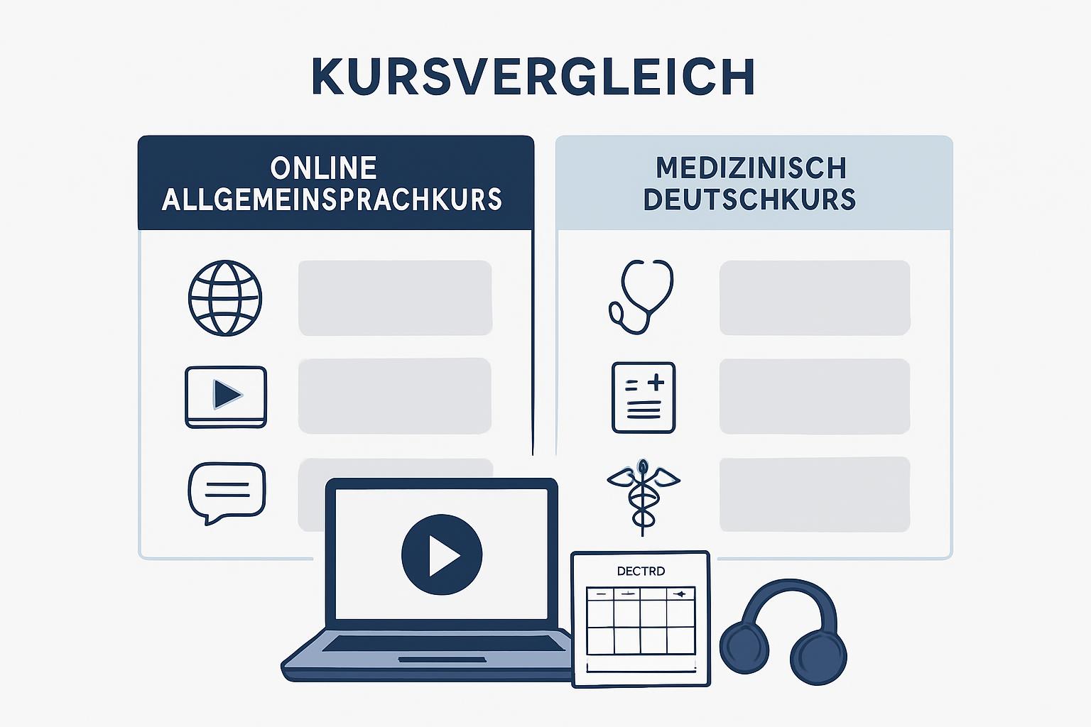 Online Almanca Kursu Alt Başlıkları: Doktorlar İçin B2 Seviyesi ve Hasta Diyalogları destek görseli 2