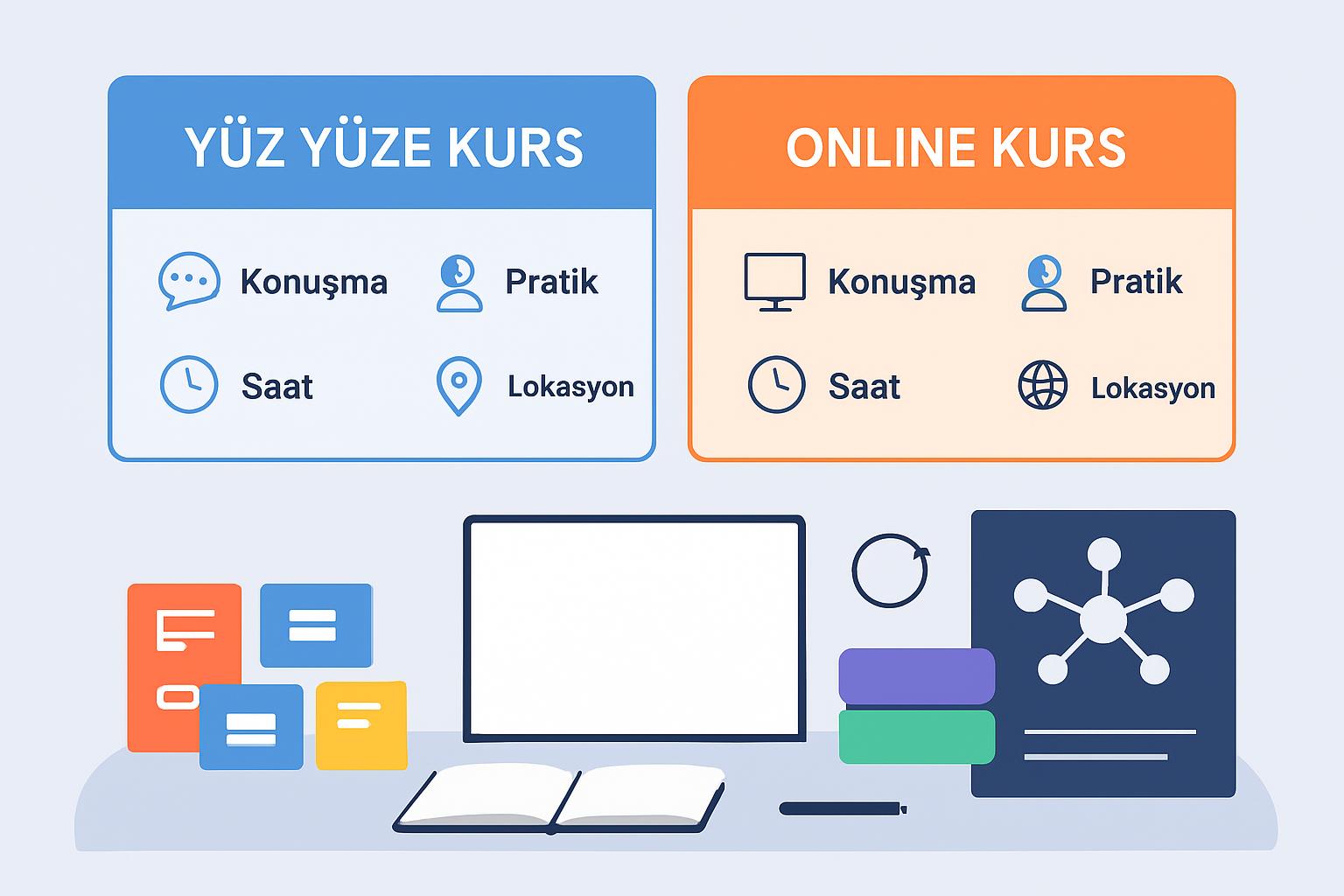 Samsun'da Yüz Yüze A1 Almanca Kursu mu, Online Kurs mu? Kimler İçin, Hangi Hedefe Uygun? destek görseli 2