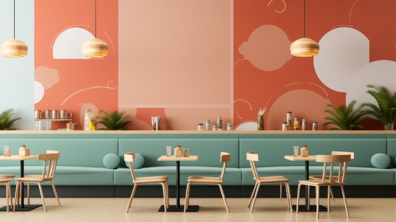 realistic food courts mockup generate ai