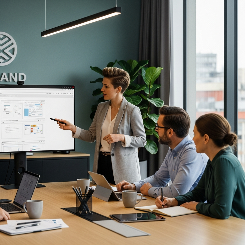 User Experience Design for Vancouver Websites with Laptop and City Background