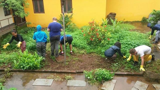 Volunteer Construction in Goa, India