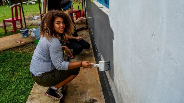 Volunteer Construction in Sri Lanka