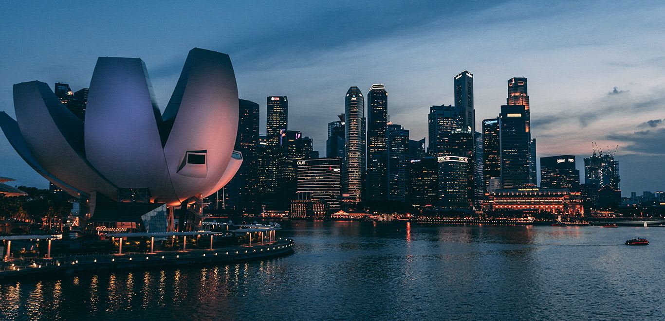 Singapore - City Bay at Night