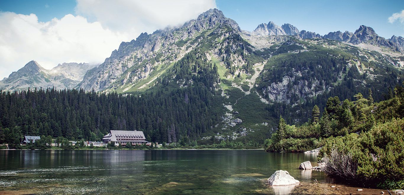 Popradské pleso Lake in Slovakia