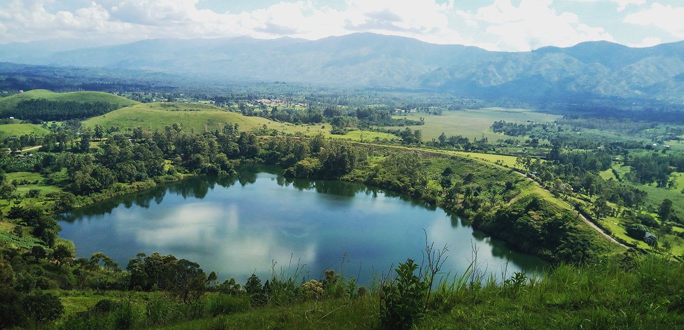 Green countryside in Uganda