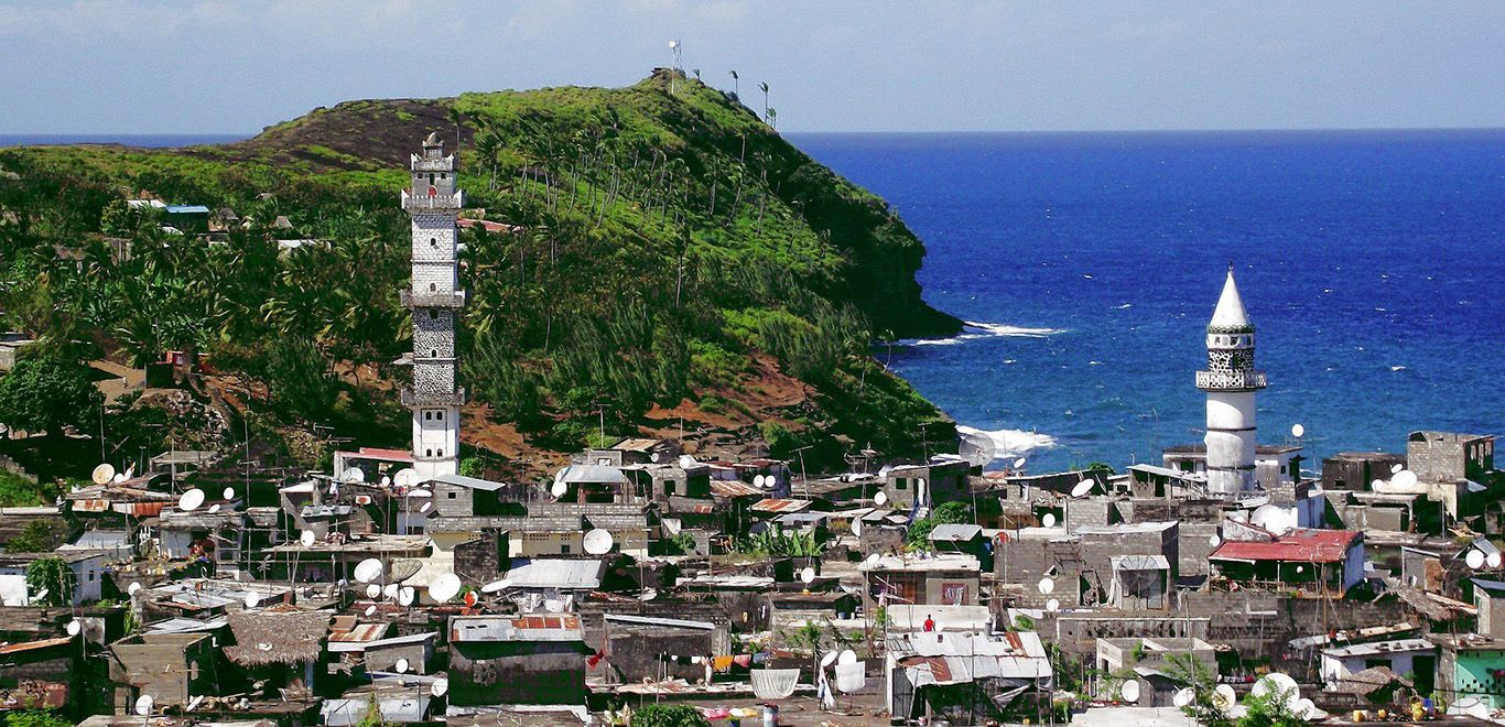 The Comoros is a volcanic archipelago