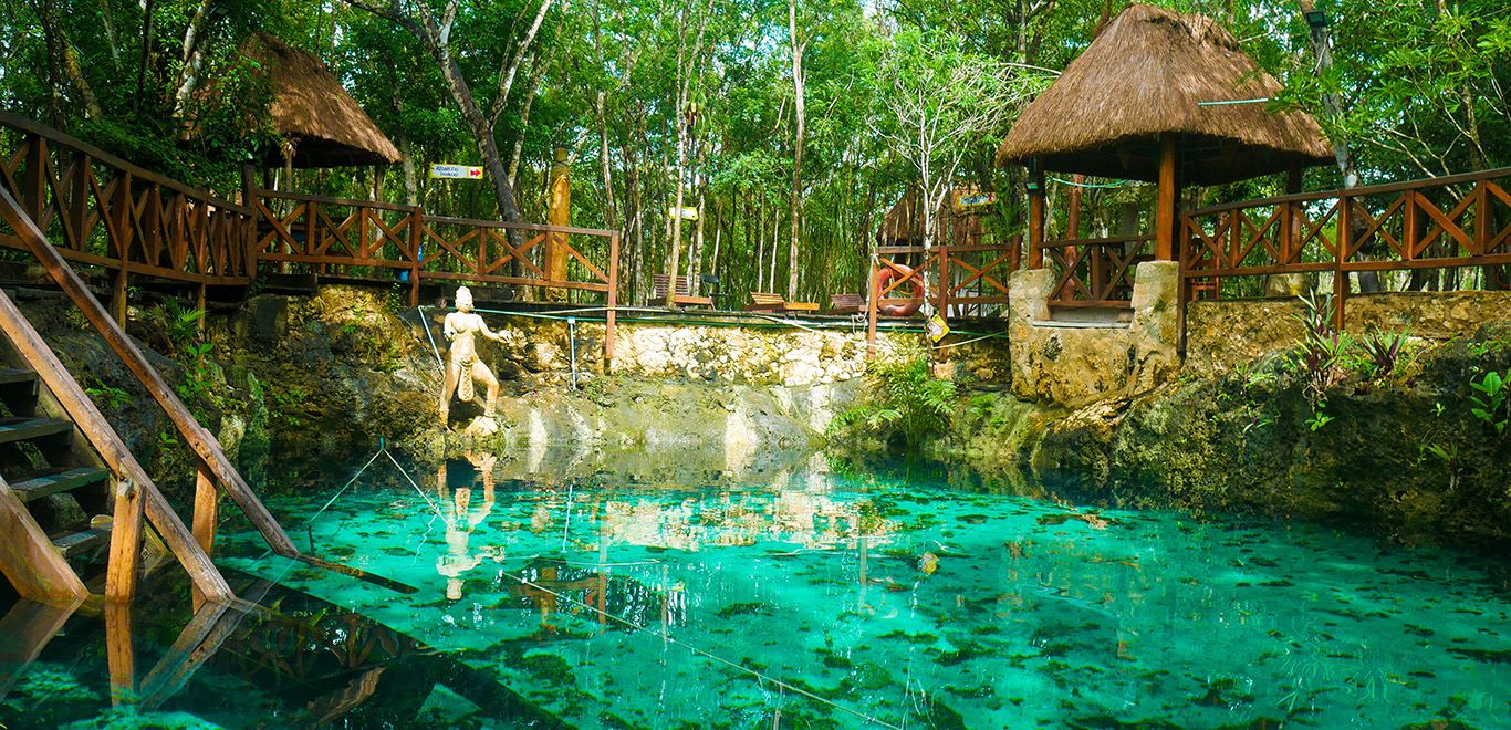 Cenote in the Yucatán Peninsula of Mexico