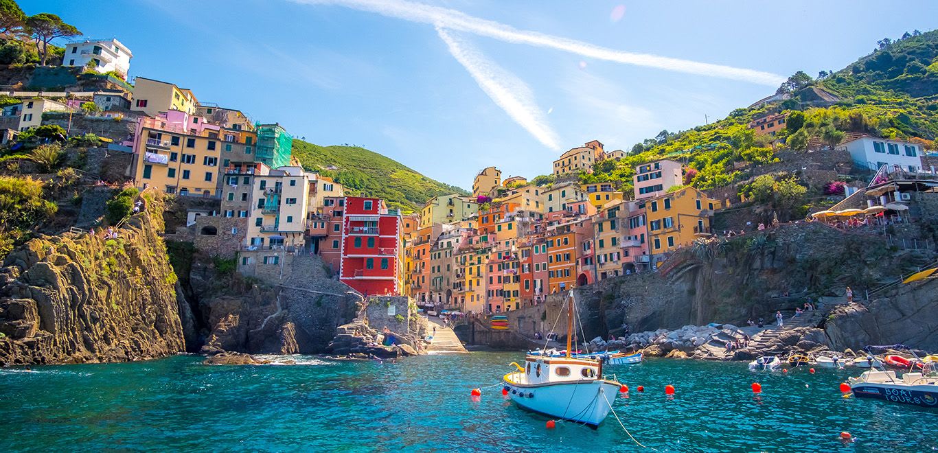Colourful Cinque Terre villages, Italy