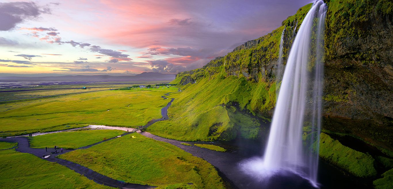 Seljalandsfoss Waterfall, Iceland