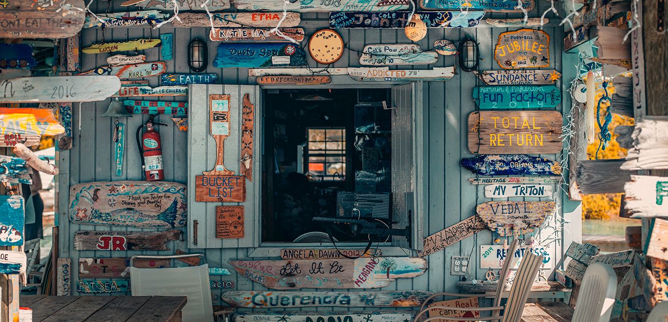 Shop in Exuma, The Bahamas