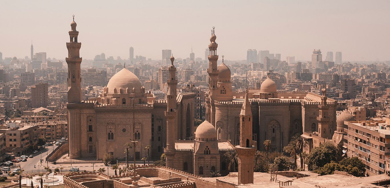 Mosque of Rifai and Sultan Hassan in Cairo, Egypt