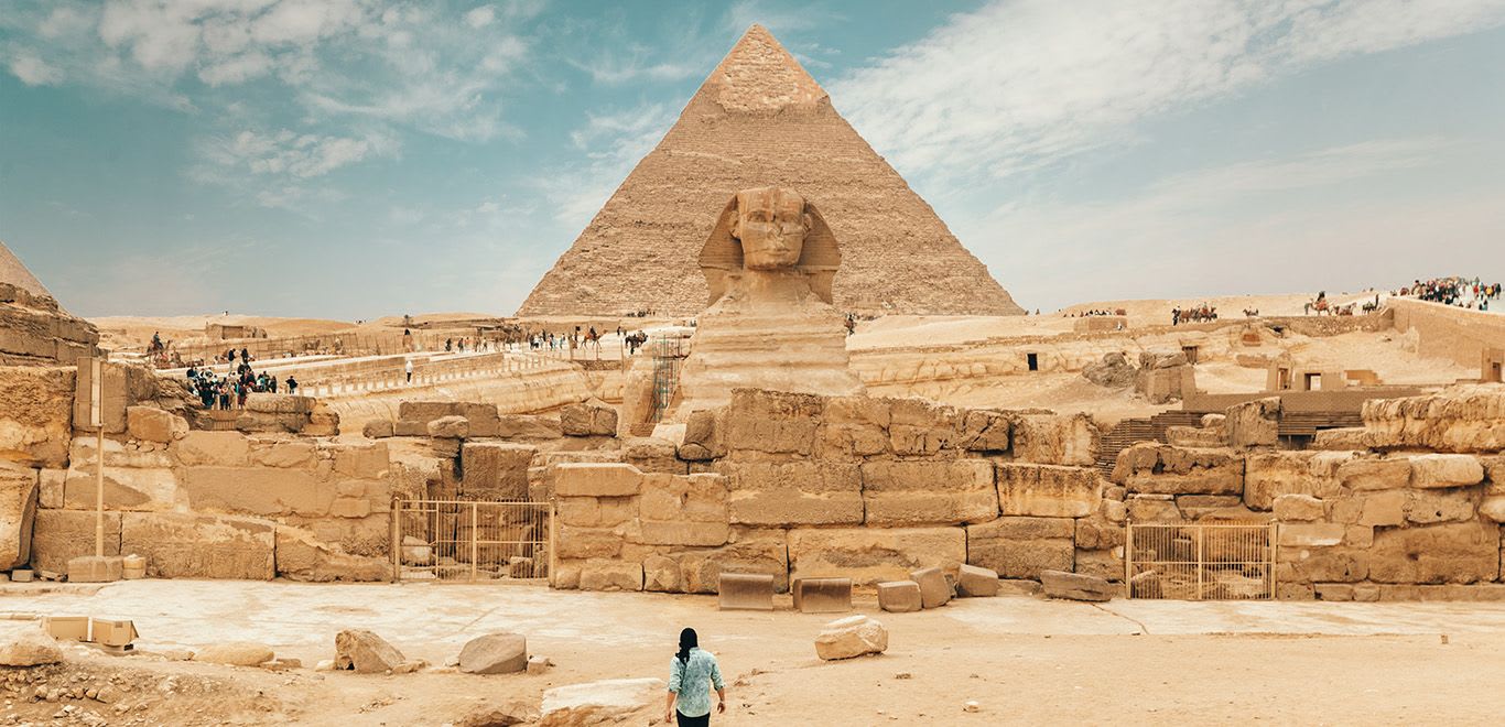 The Sphinx of Giza, Egypt