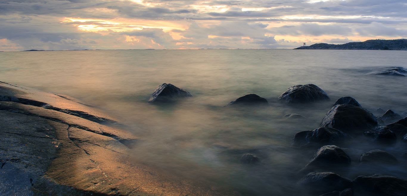 Waves crashing on Kökar, Åland Islands