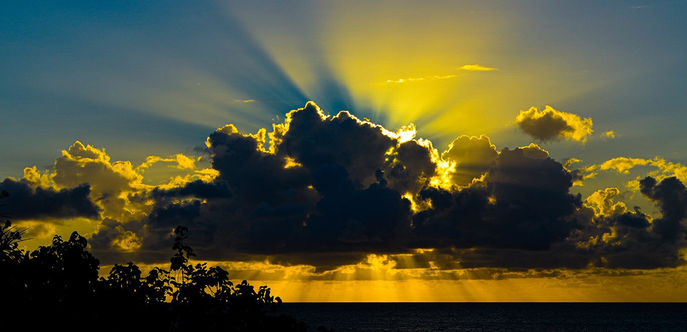 Sunset over Anguilla