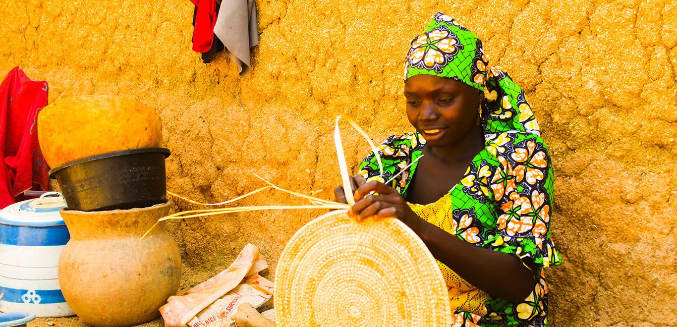 Basket Weaving in Kano, Nigeria