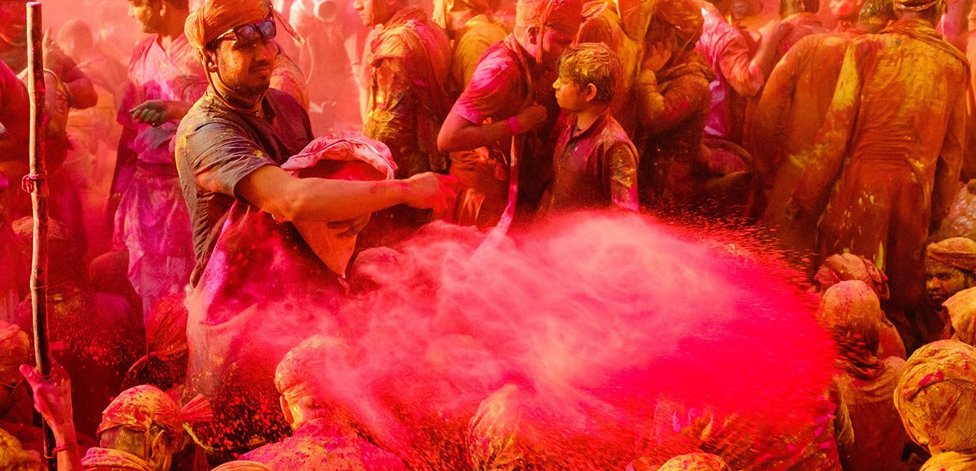 Color festival in India