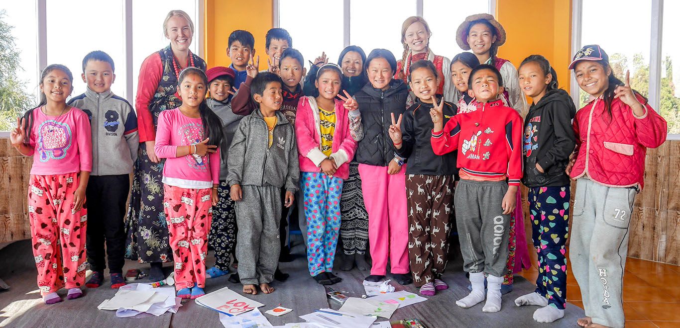 School kids in Darjeeling, India