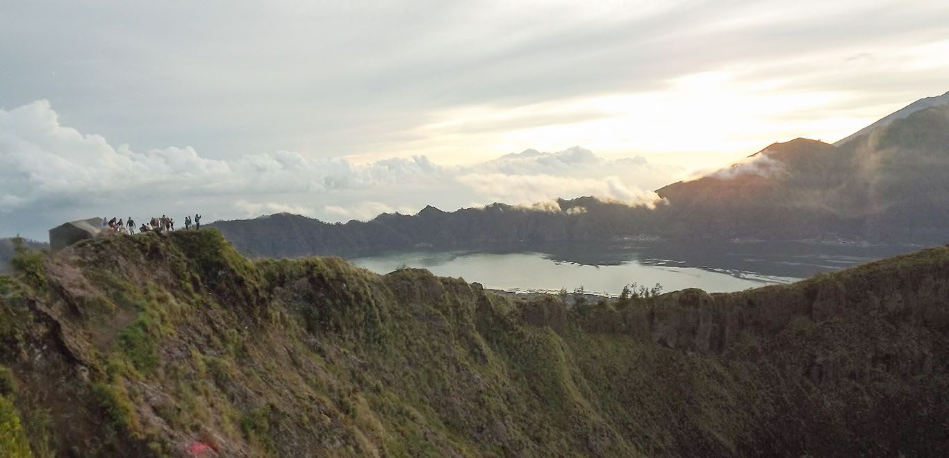 Views of lake in Ubud