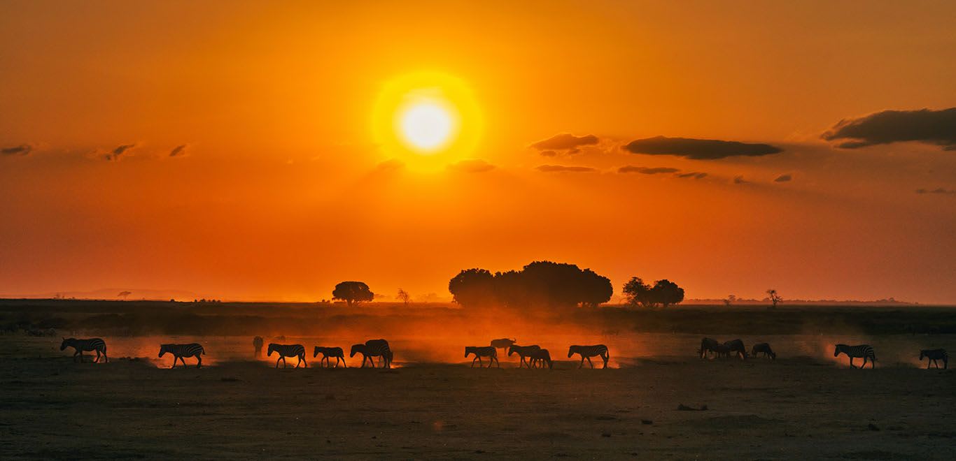 Sunset in Kenya