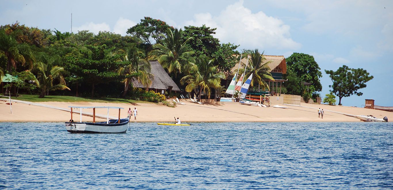 Beach in Malawi, Africa