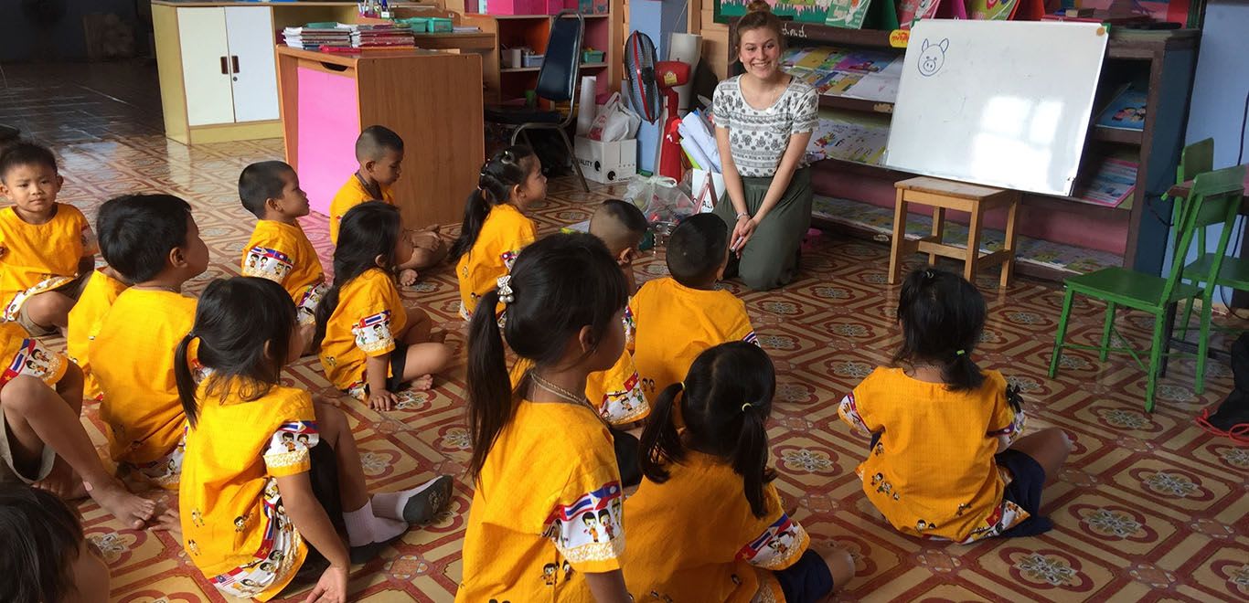 Child care classroom in Thailand