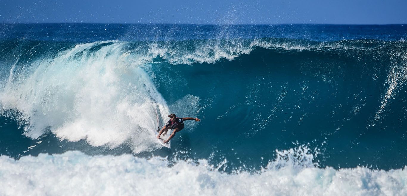 Surfing in Peru