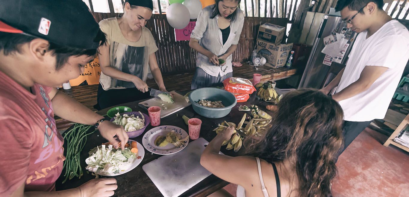 Cooking class in the The Philippines