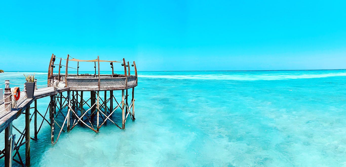 Blue ocean of Zanzibar