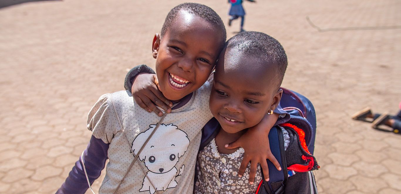 School kids in Zanzibar