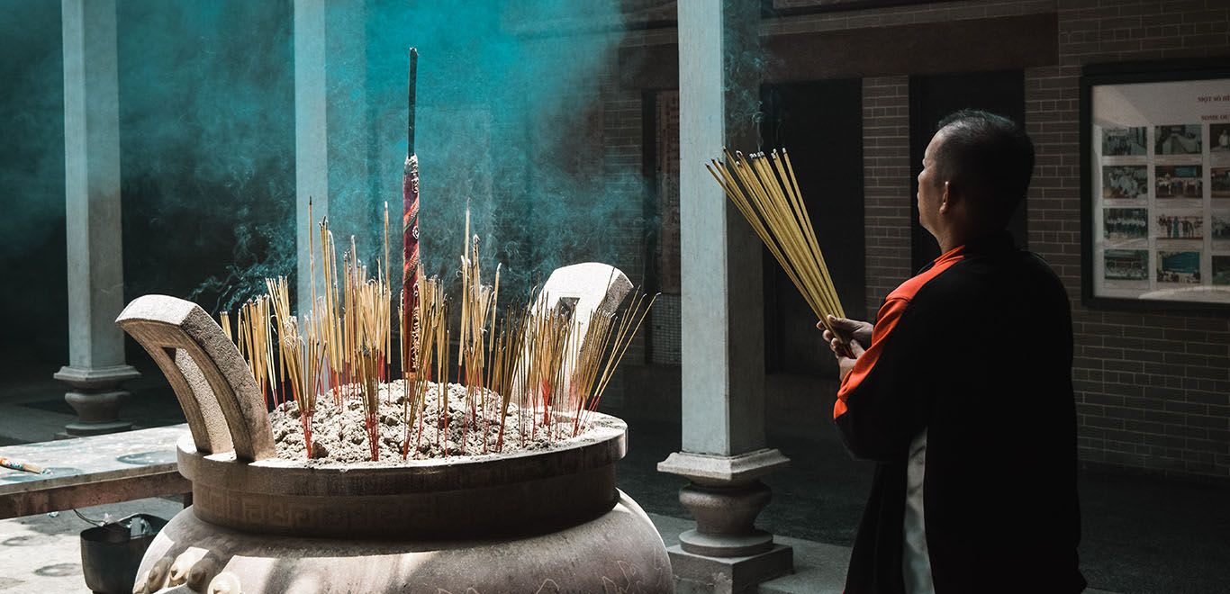 Temple in Ho Chi Minh, Vietnam