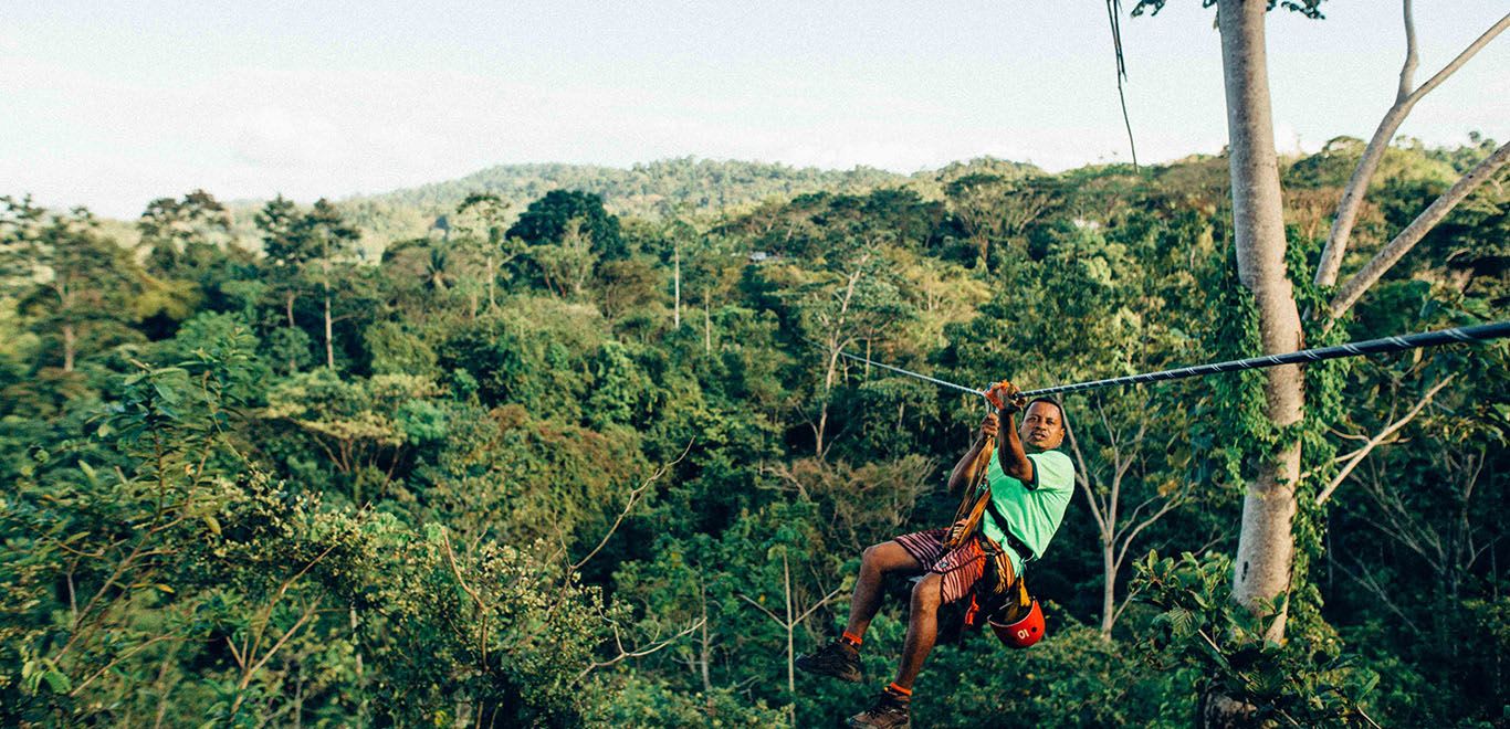 Zip Lining on Costa Rica