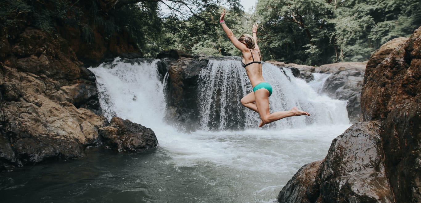 Cliff Jump in Costa Rica