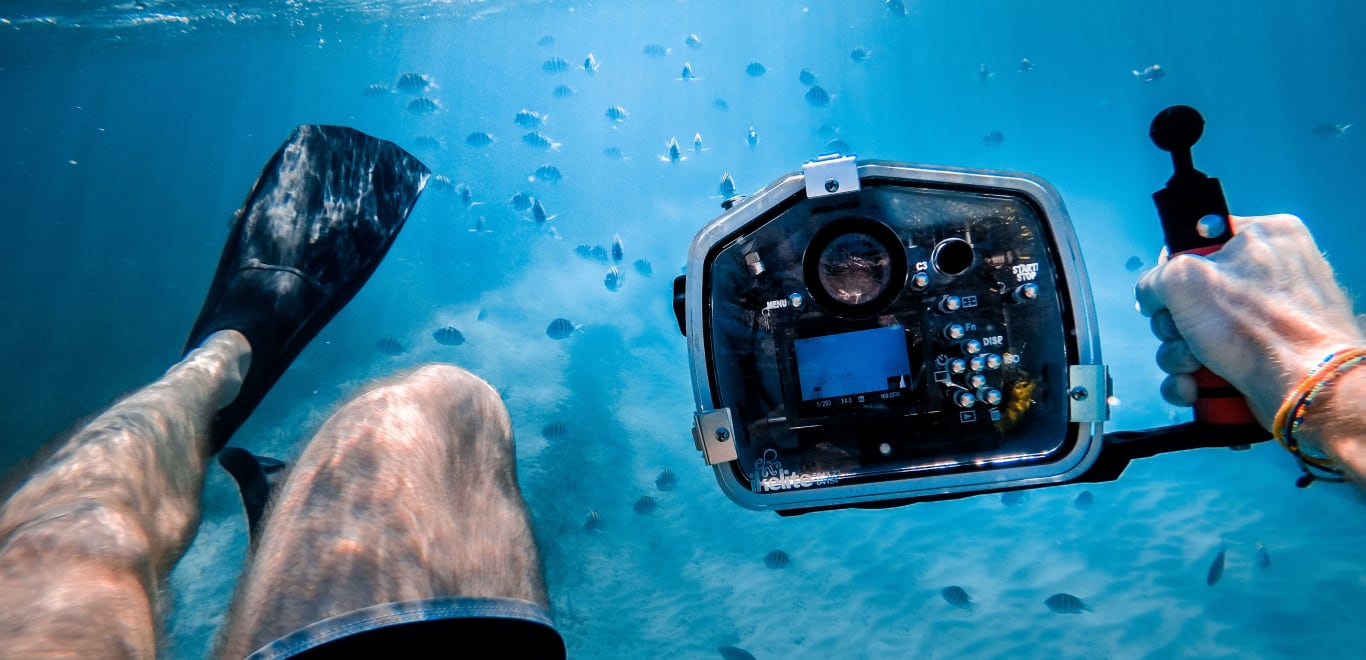 Underwater photography in Fiji