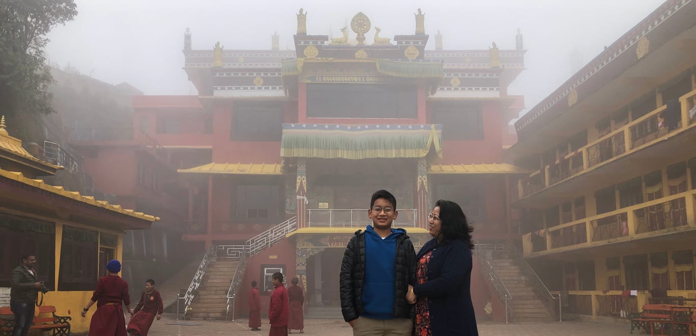 Temple in Darjeeling, India