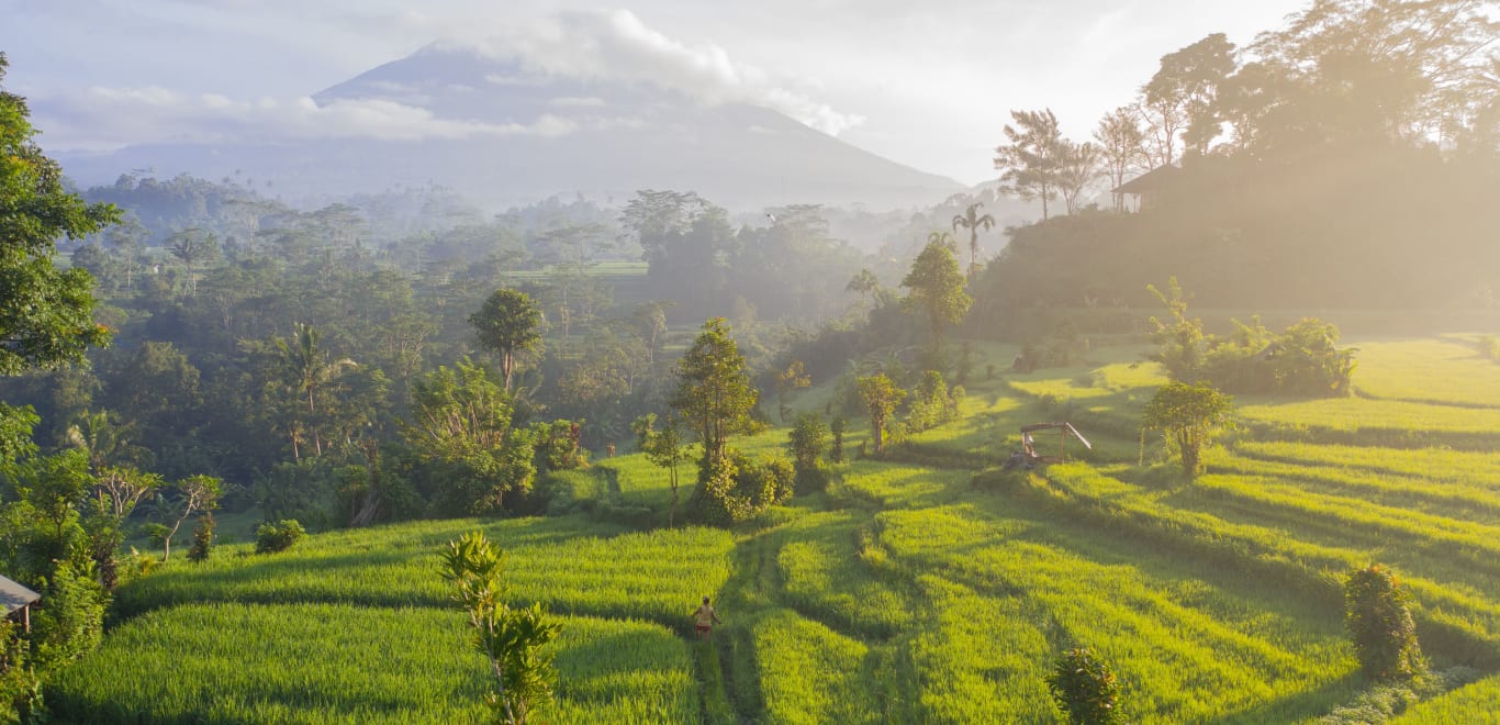 Mount Agung in Bali