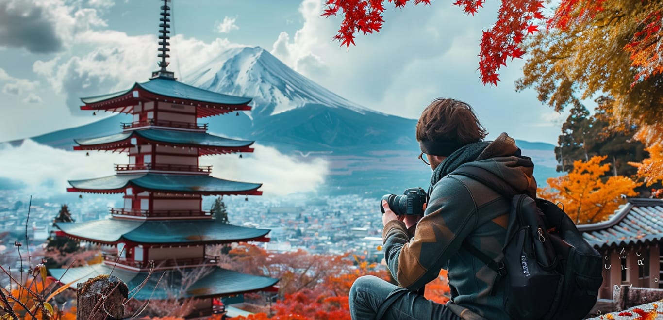 Digital nomad visiting Japan 