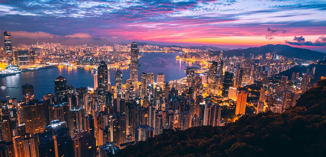 Hong Kong at night 