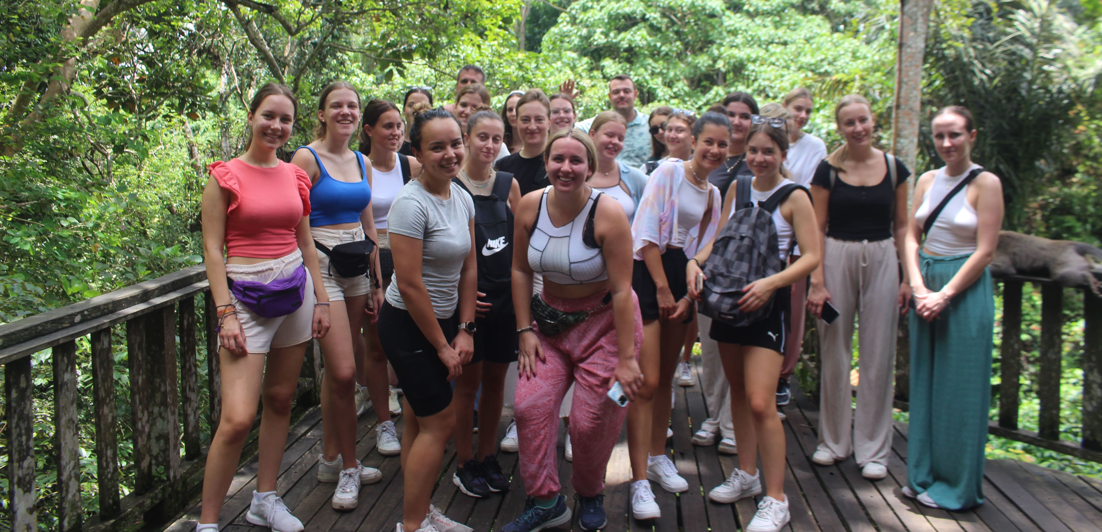 Group photo in Ubud Forrest