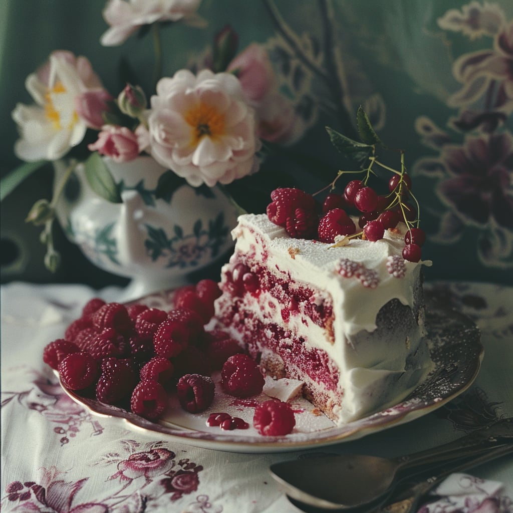 Raspberry cake