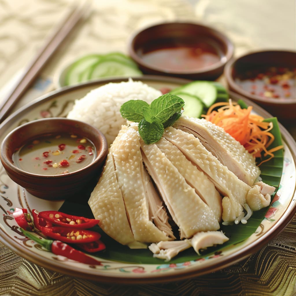 Hainanese Chicken Rice