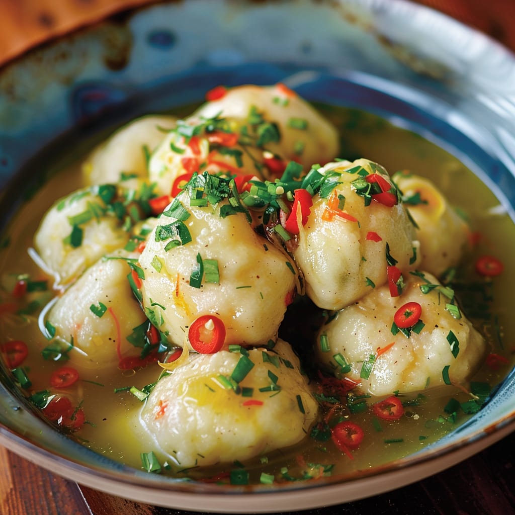 Salt Fish and Dumplings